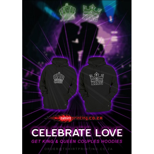  KING&QUEEN COUPLE 2X Hoodie 1xKING + 1xQUEEN HOODIES > Bundle 