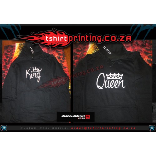 **COUPLES GIFT SPECIAL** KING&QUEEN COUPLE 2X Hoodie 1xKING + 1xQUEEN HOODIES > Bundle 2