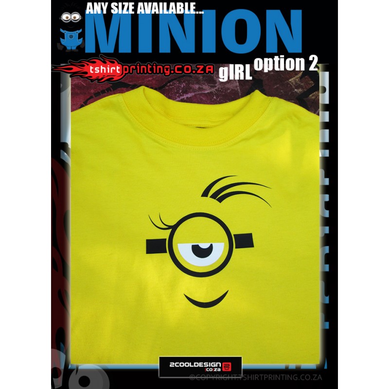 Girl Minion Shirt option 2