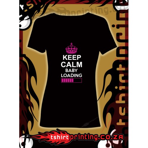 Keep Calm Baby loading t-shirt