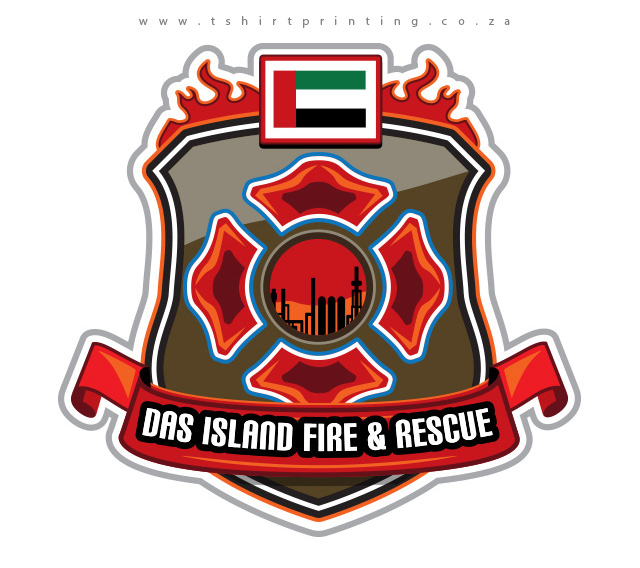 UAE-fire-fighter-badge-embroidery-design-logo-design