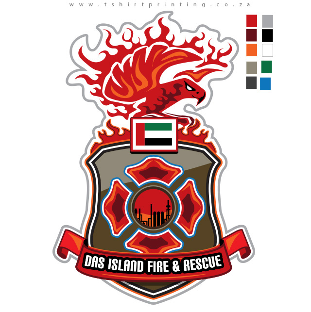 Fire Fighter Badge Logo