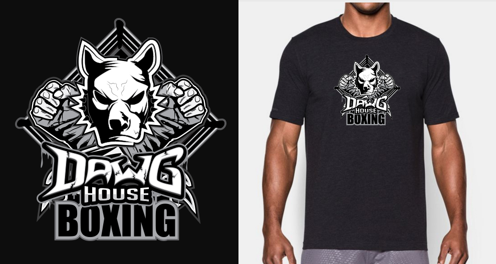 black mma shirt