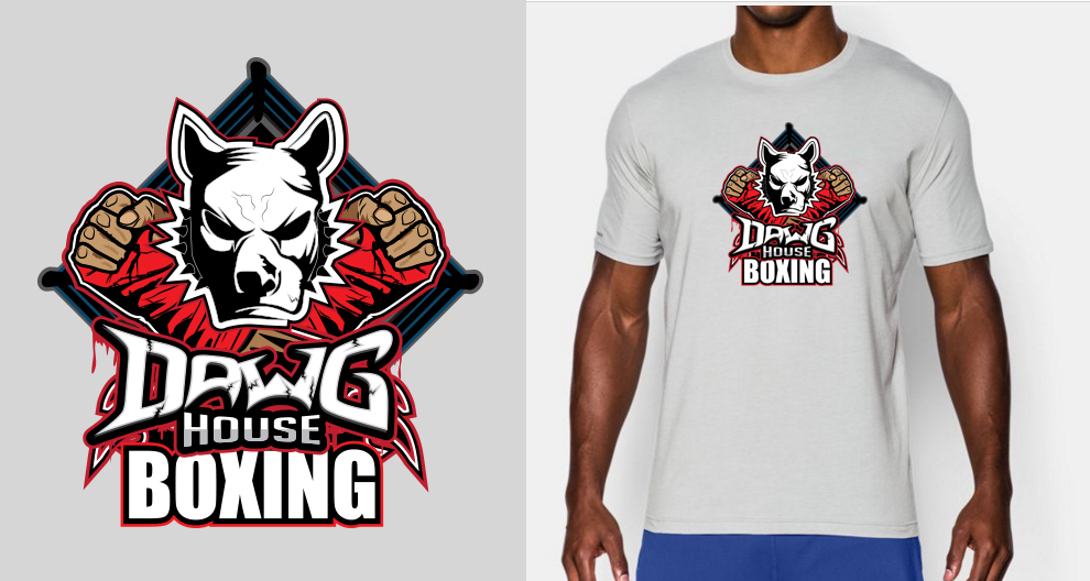 grey-boxing club logo design