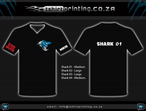 custom Fishing shirt, shark design