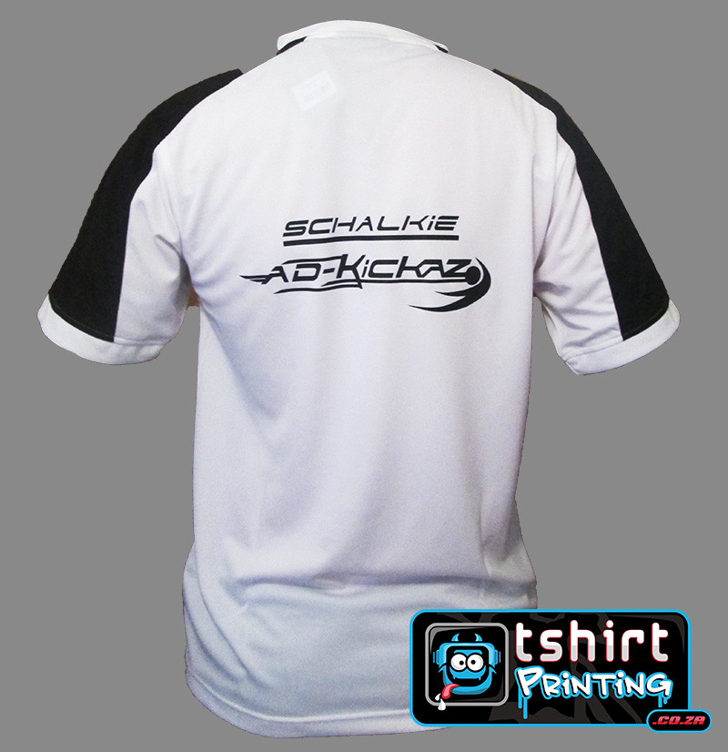 printed soccer shirt for adcorp corporate soccer event