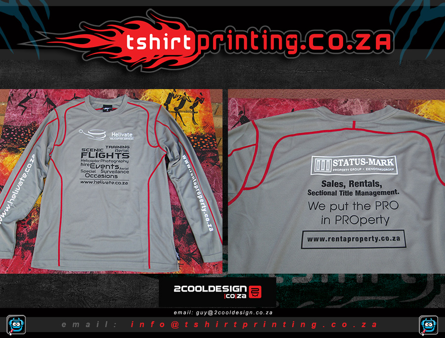 Sports-running-shirts-short-sleeve-long-sleeve-printed-for-sandton-business-real-estate-agent-helicopter-business