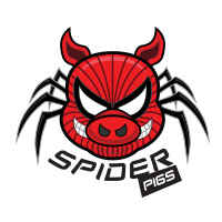 Spider Pigs cricket team logo by tshirtprinting.co.za
