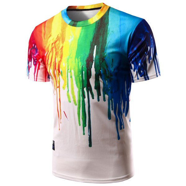 all over print colour drip example