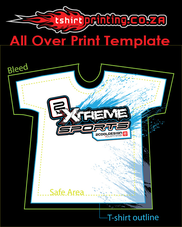 All Over Print Tshirt Templates Tshirt Printing Solutions