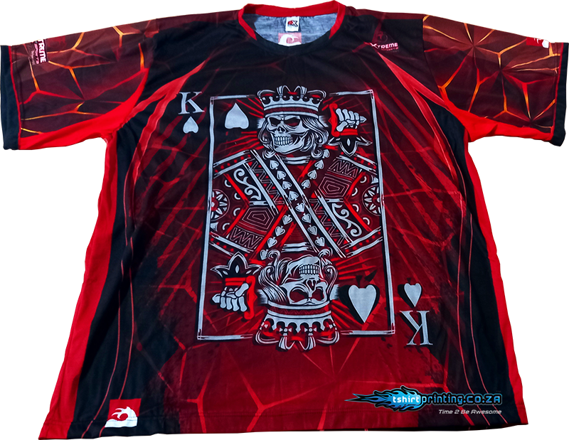 cool dye sublimated shirt print