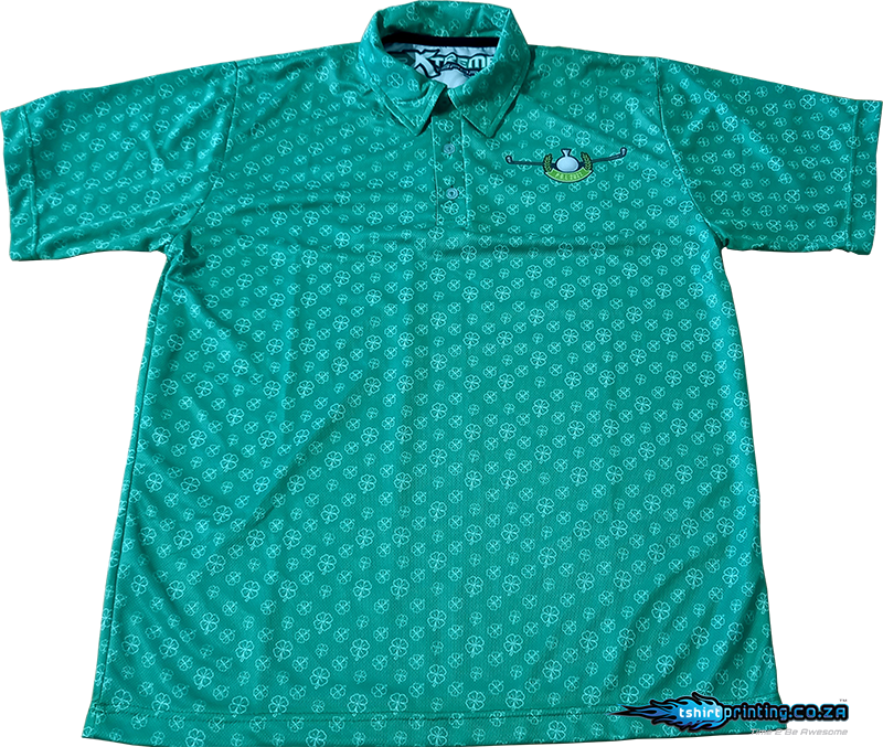 golf shirt print pattern all over