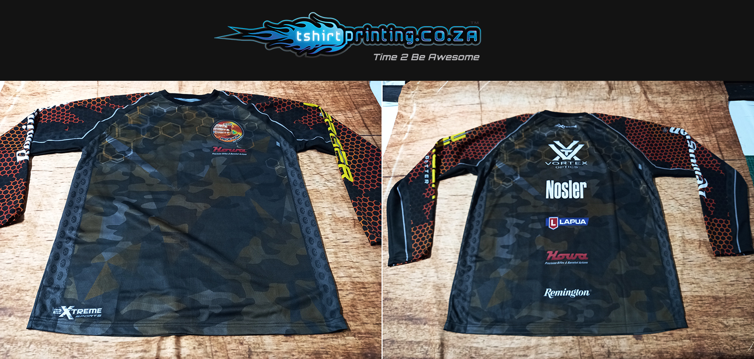 Shooting Club Shirt Printer in South Africa Tshirt Printing Solutions