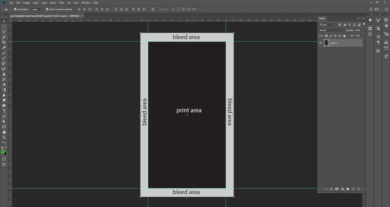 VECTOR BLUFFS template >>> custom bluff template