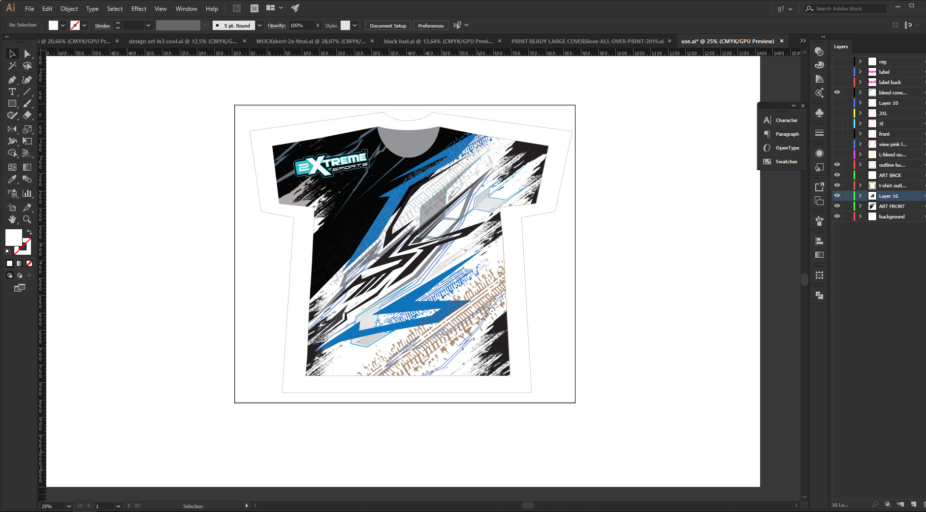 Customization templates all over print - T-shirt Printing Solutions